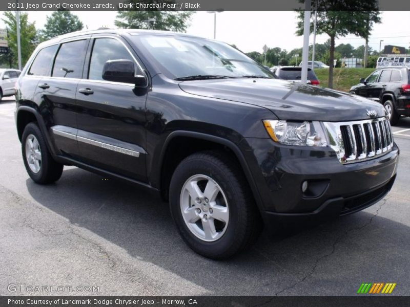 Dark Charcoal Pearl / Black 2011 Jeep Grand Cherokee Laredo