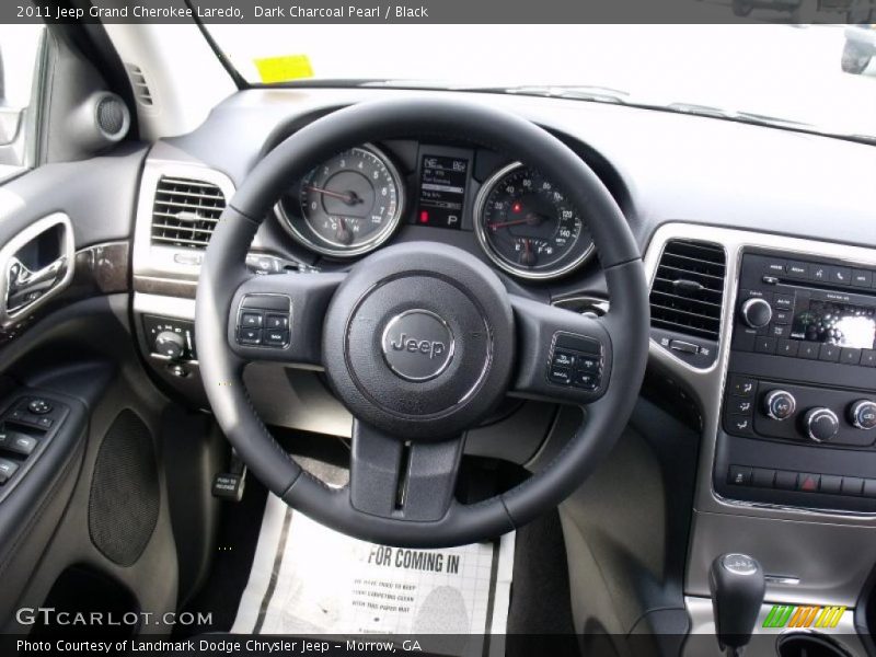 Dark Charcoal Pearl / Black 2011 Jeep Grand Cherokee Laredo