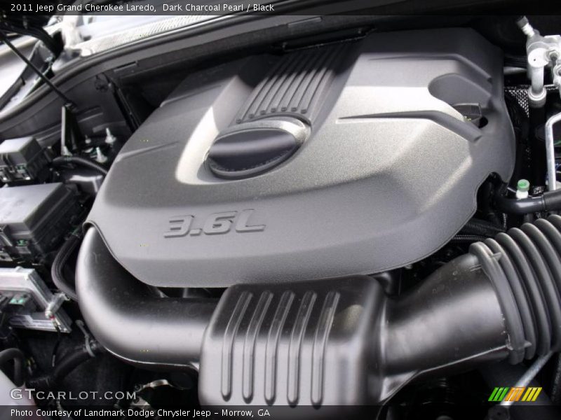 Dark Charcoal Pearl / Black 2011 Jeep Grand Cherokee Laredo