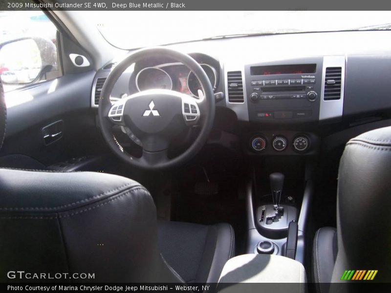 Deep Blue Metallic / Black 2009 Mitsubishi Outlander SE 4WD