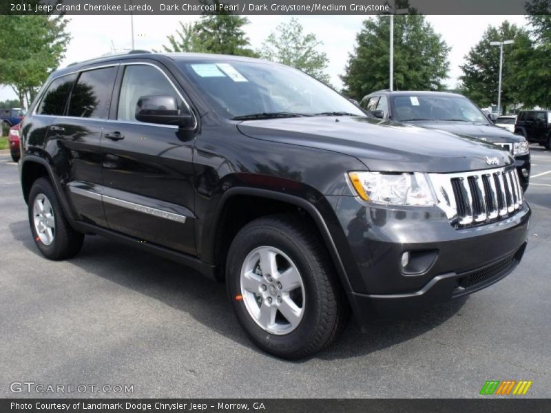 Dark Charcoal Pearl / Dark Graystone/Medium Graystone 2011 Jeep Grand Cherokee Laredo