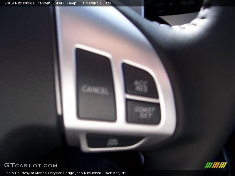 Deep Blue Metallic / Black 2009 Mitsubishi Outlander SE 4WD
