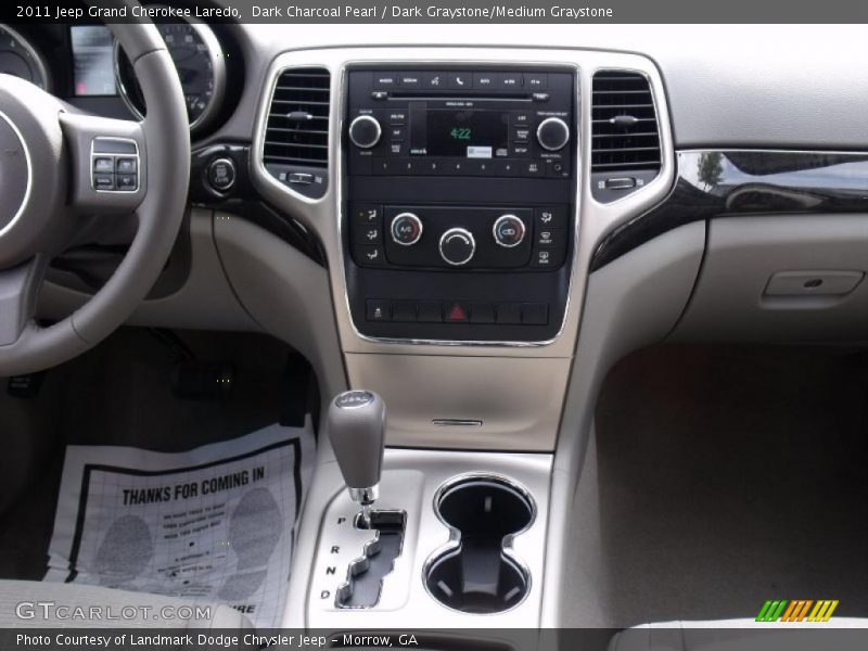 Dark Charcoal Pearl / Dark Graystone/Medium Graystone 2011 Jeep Grand Cherokee Laredo