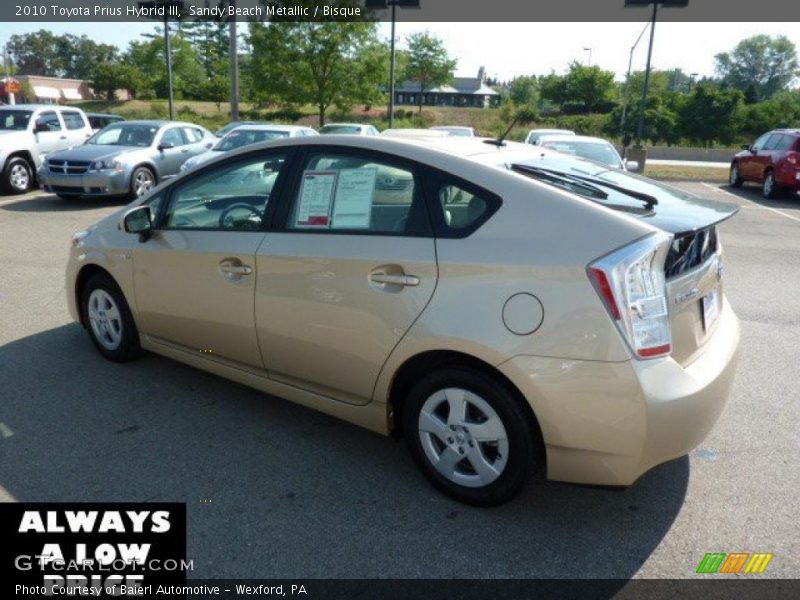 Sandy Beach Metallic / Bisque 2010 Toyota Prius Hybrid III