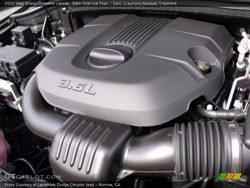 Dark Charcoal Pearl / Dark Graystone/Medium Graystone 2011 Jeep Grand Cherokee Laredo