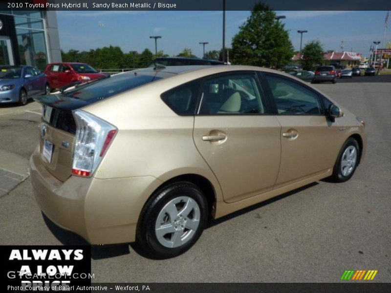 Sandy Beach Metallic / Bisque 2010 Toyota Prius Hybrid III
