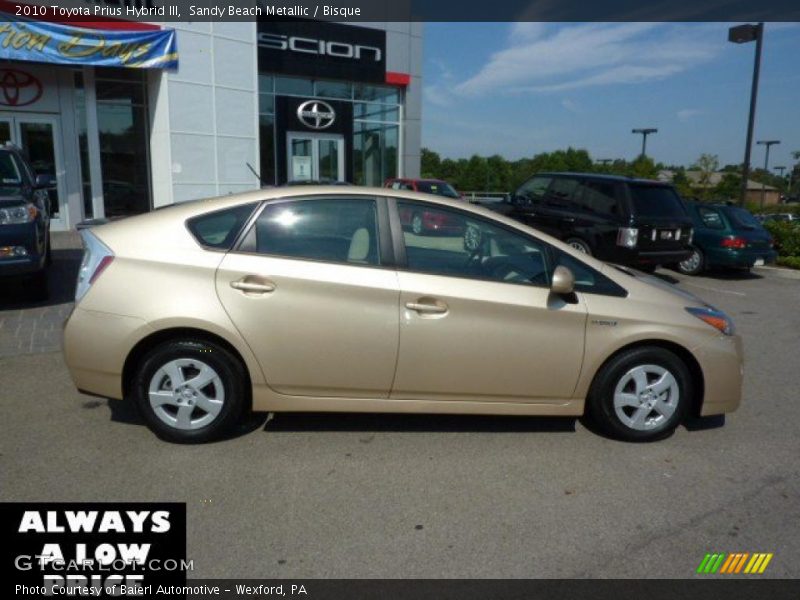 Sandy Beach Metallic / Bisque 2010 Toyota Prius Hybrid III