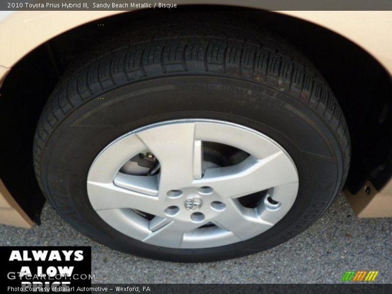 Sandy Beach Metallic / Bisque 2010 Toyota Prius Hybrid III