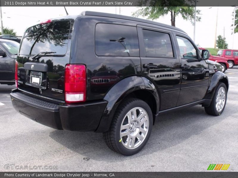 Brilliant Black Crystal Pearl / Dark Slate Gray 2011 Dodge Nitro Heat 4.0
