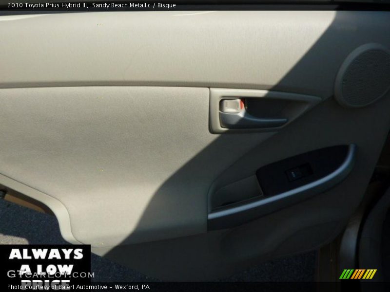 Sandy Beach Metallic / Bisque 2010 Toyota Prius Hybrid III