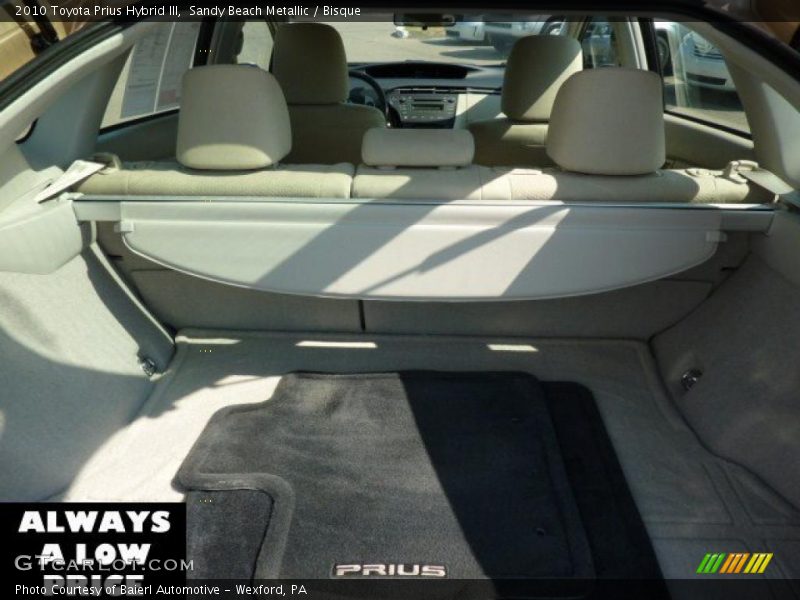 Sandy Beach Metallic / Bisque 2010 Toyota Prius Hybrid III