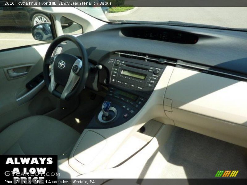 Sandy Beach Metallic / Bisque 2010 Toyota Prius Hybrid III