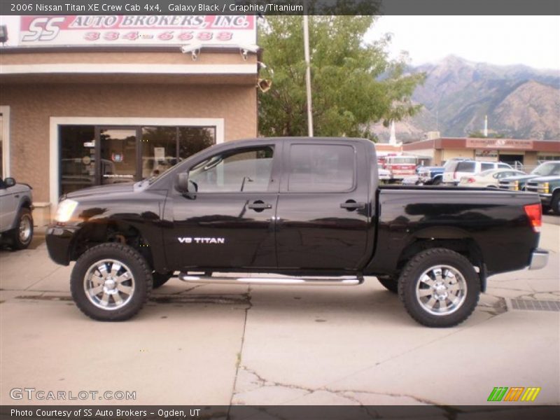 Galaxy Black / Graphite/Titanium 2006 Nissan Titan XE Crew Cab 4x4