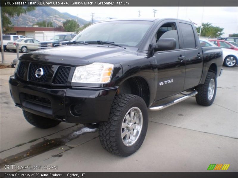 Galaxy Black / Graphite/Titanium 2006 Nissan Titan XE Crew Cab 4x4
