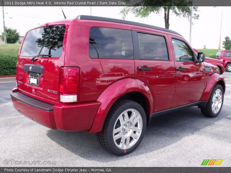 Inferno Red Crystal Pearl / Dark Slate Gray 2011 Dodge Nitro Heat 4.0