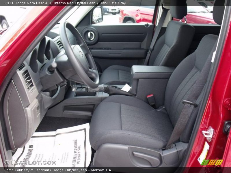 Inferno Red Crystal Pearl / Dark Slate Gray 2011 Dodge Nitro Heat 4.0