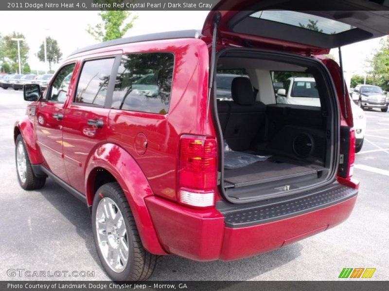 Inferno Red Crystal Pearl / Dark Slate Gray 2011 Dodge Nitro Heat 4.0