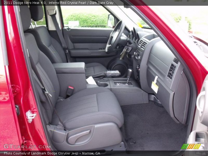 Inferno Red Crystal Pearl / Dark Slate Gray 2011 Dodge Nitro Heat 4.0