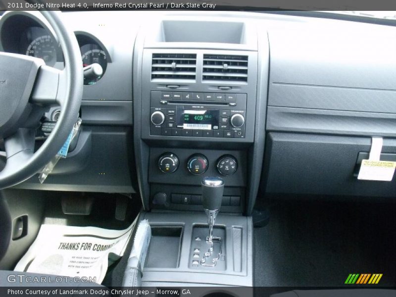 Inferno Red Crystal Pearl / Dark Slate Gray 2011 Dodge Nitro Heat 4.0