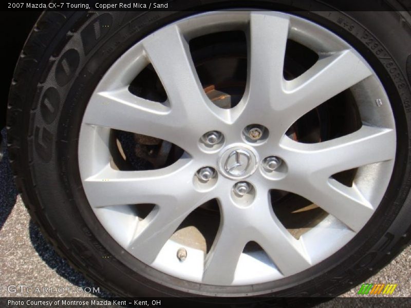Copper Red Mica / Sand 2007 Mazda CX-7 Touring