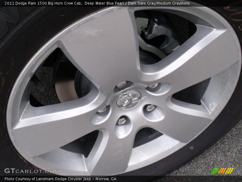 Deep Water Blue Pearl / Dark Slate Gray/Medium Graystone 2011 Dodge Ram 1500 Big Horn Crew Cab