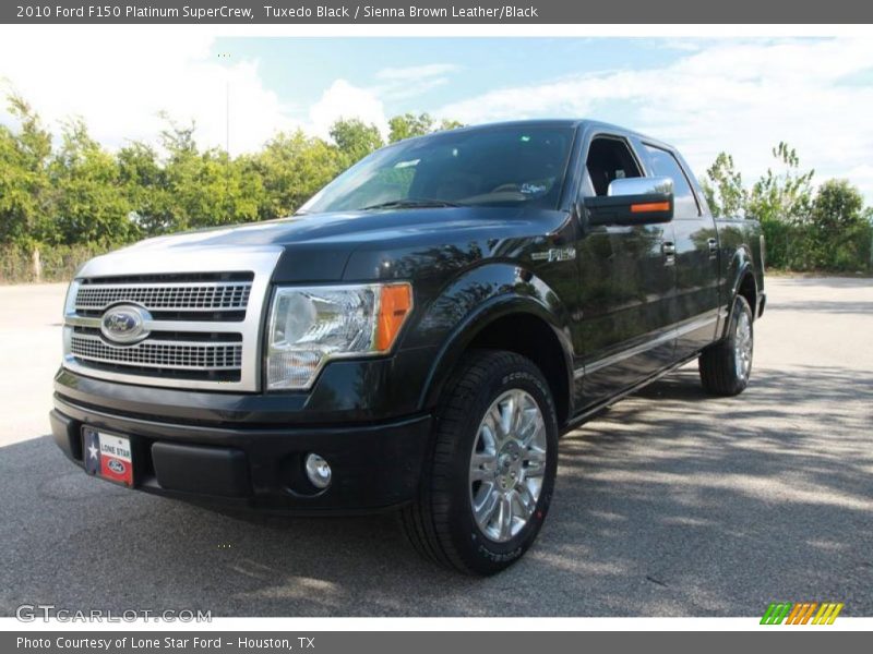 Tuxedo Black / Sienna Brown Leather/Black 2010 Ford F150 Platinum SuperCrew