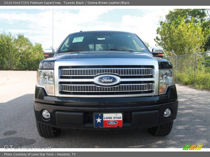 Tuxedo Black / Sienna Brown Leather/Black 2010 Ford F150 Platinum SuperCrew