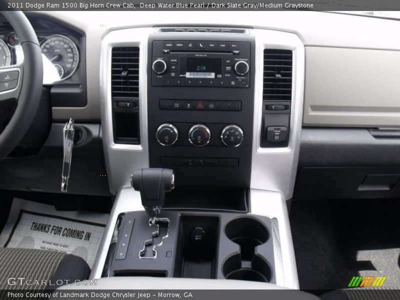 Deep Water Blue Pearl / Dark Slate Gray/Medium Graystone 2011 Dodge Ram 1500 Big Horn Crew Cab