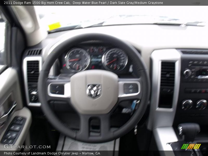 Deep Water Blue Pearl / Dark Slate Gray/Medium Graystone 2011 Dodge Ram 1500 Big Horn Crew Cab