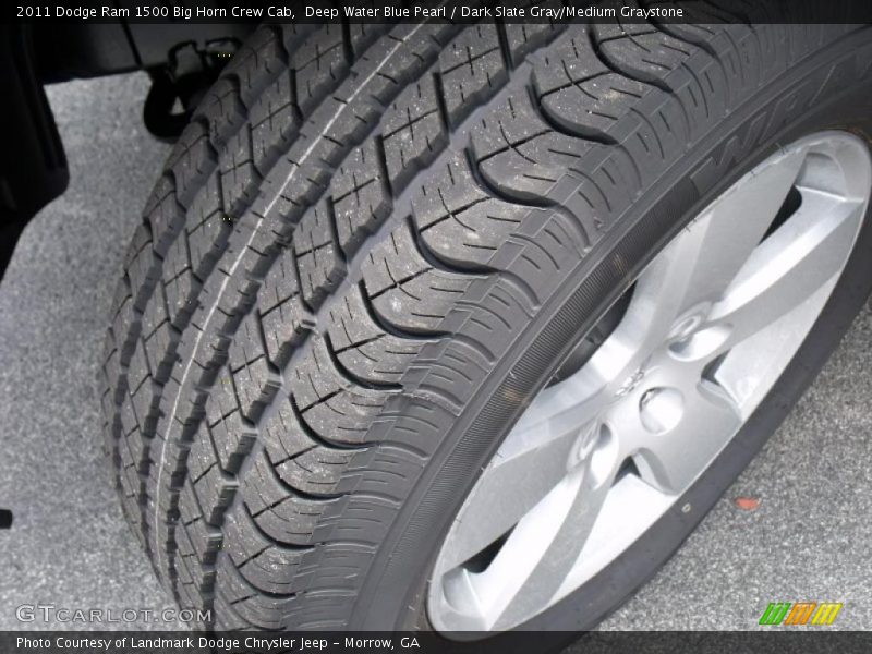 Deep Water Blue Pearl / Dark Slate Gray/Medium Graystone 2011 Dodge Ram 1500 Big Horn Crew Cab