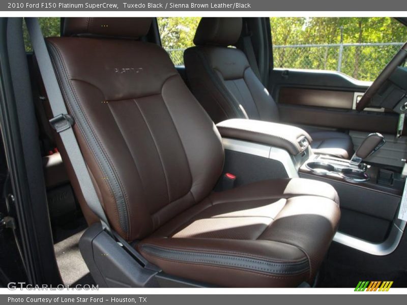 Tuxedo Black / Sienna Brown Leather/Black 2010 Ford F150 Platinum SuperCrew