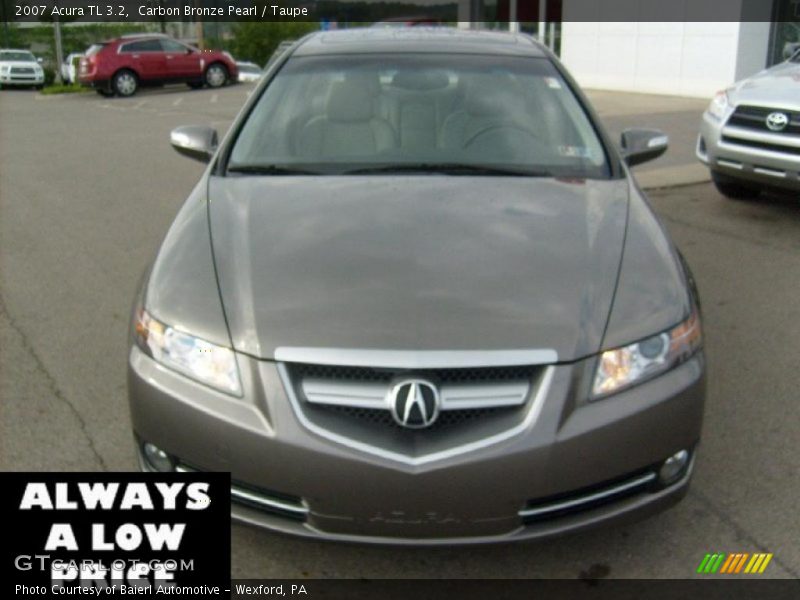 Carbon Bronze Pearl / Taupe 2007 Acura TL 3.2