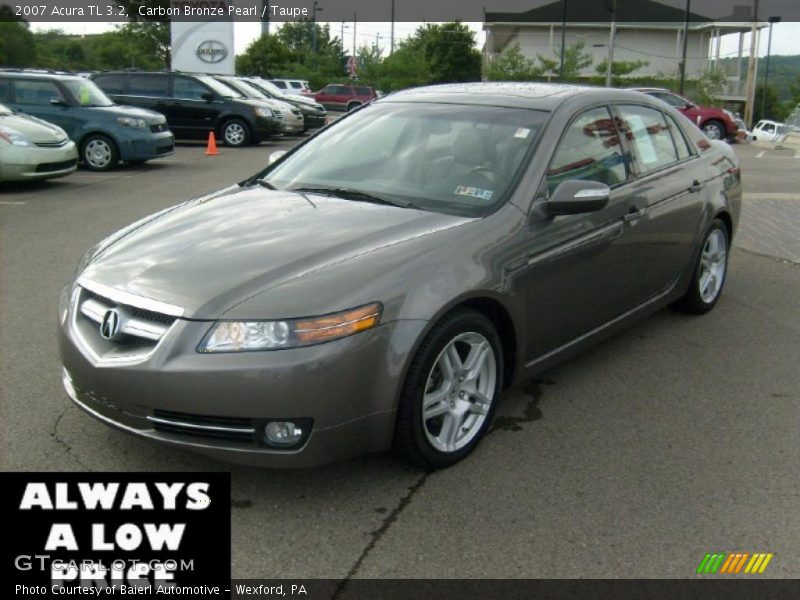 Carbon Bronze Pearl / Taupe 2007 Acura TL 3.2