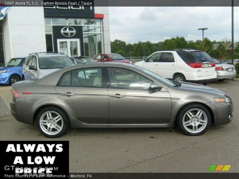 Carbon Bronze Pearl / Taupe 2007 Acura TL 3.2