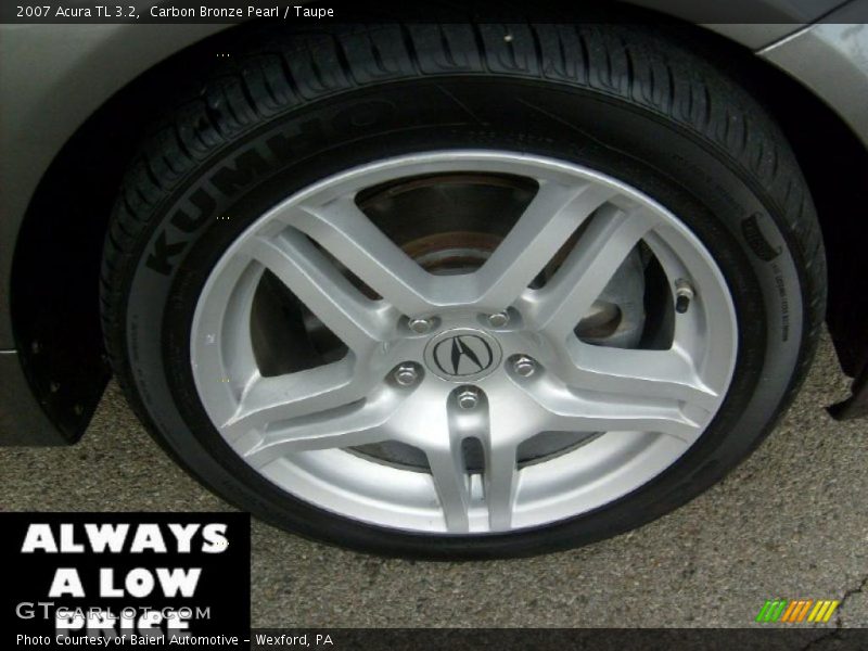 Carbon Bronze Pearl / Taupe 2007 Acura TL 3.2