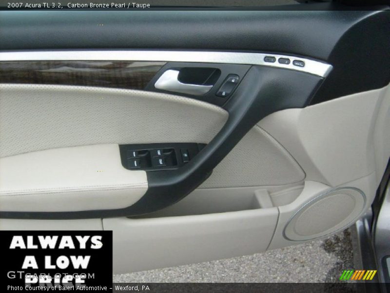 Carbon Bronze Pearl / Taupe 2007 Acura TL 3.2