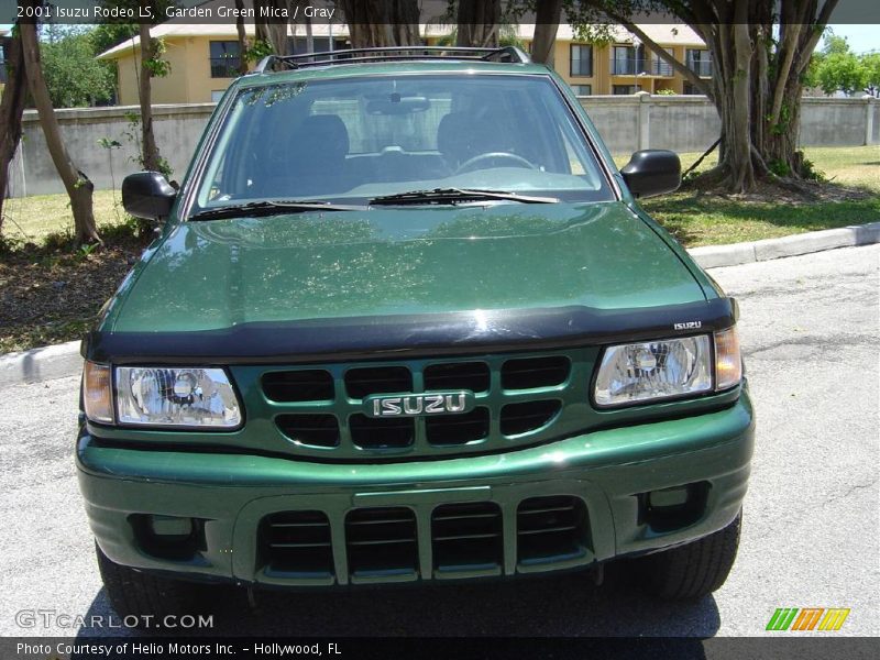Garden Green Mica / Gray 2001 Isuzu Rodeo LS