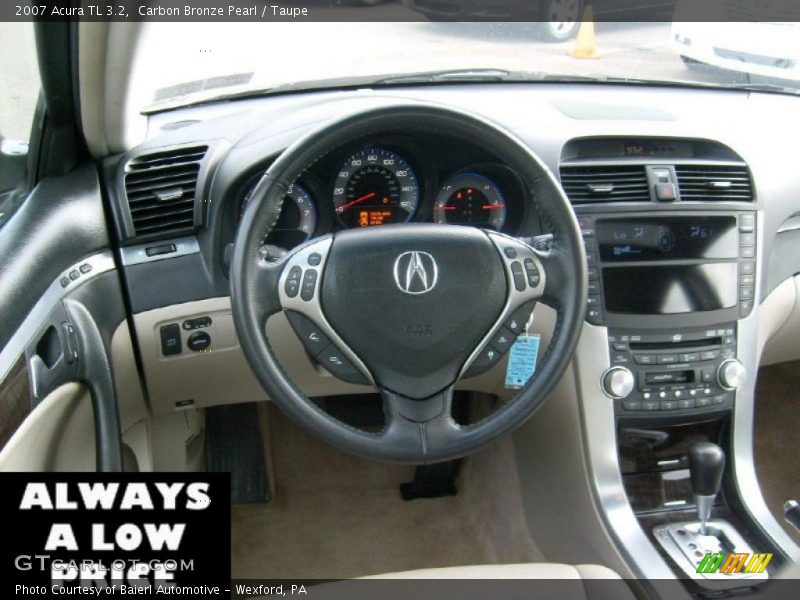 Carbon Bronze Pearl / Taupe 2007 Acura TL 3.2