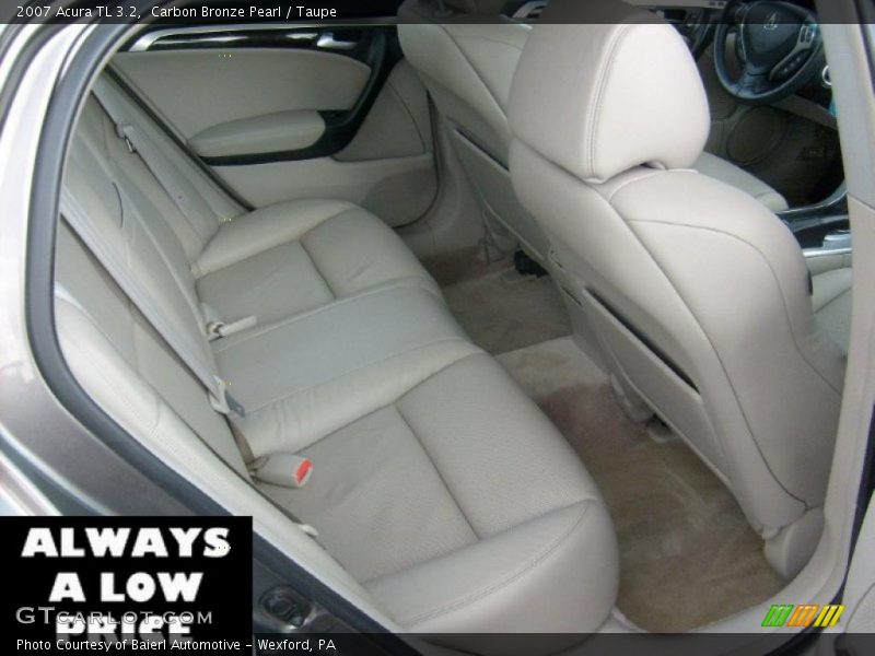 Carbon Bronze Pearl / Taupe 2007 Acura TL 3.2