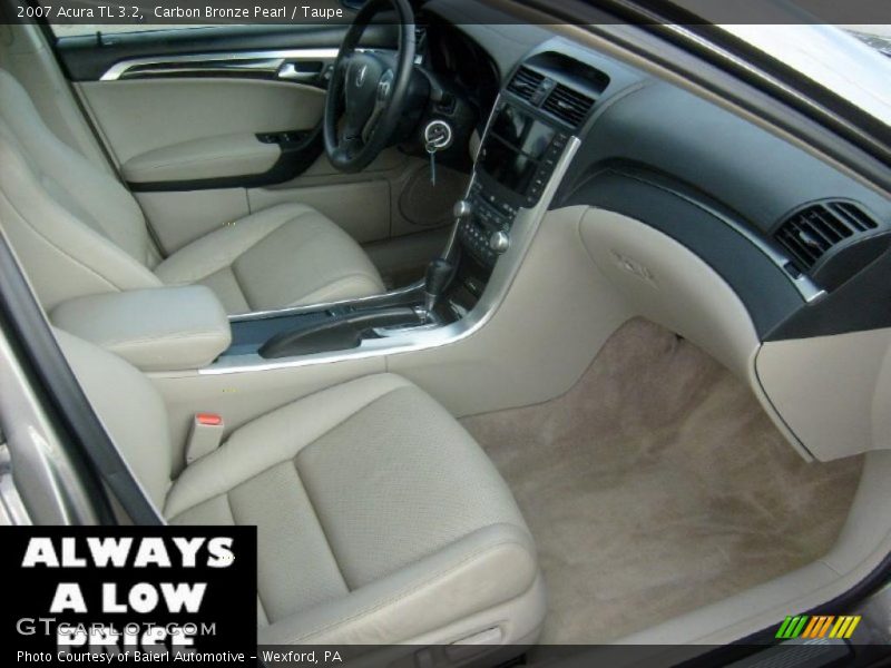 Carbon Bronze Pearl / Taupe 2007 Acura TL 3.2