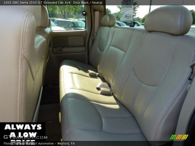 Onyx Black / Neutral 2003 GMC Sierra 1500 SLT Extended Cab 4x4