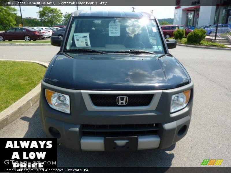 Nighthawk Black Pearl / Gray 2004 Honda Element LX AWD
