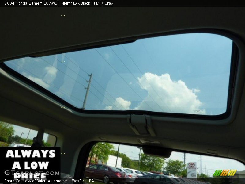 Nighthawk Black Pearl / Gray 2004 Honda Element LX AWD