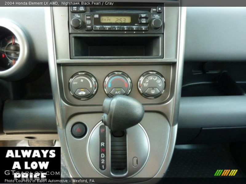 Nighthawk Black Pearl / Gray 2004 Honda Element LX AWD