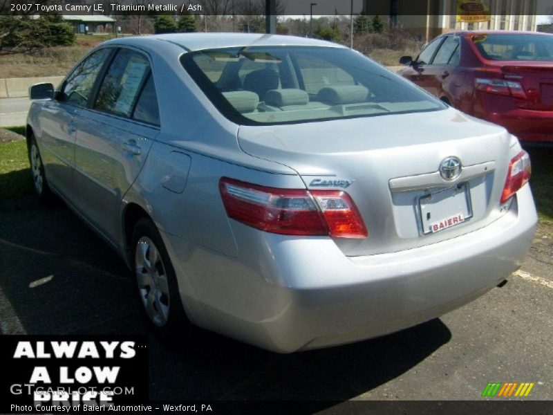 Titanium Metallic / Ash 2007 Toyota Camry LE