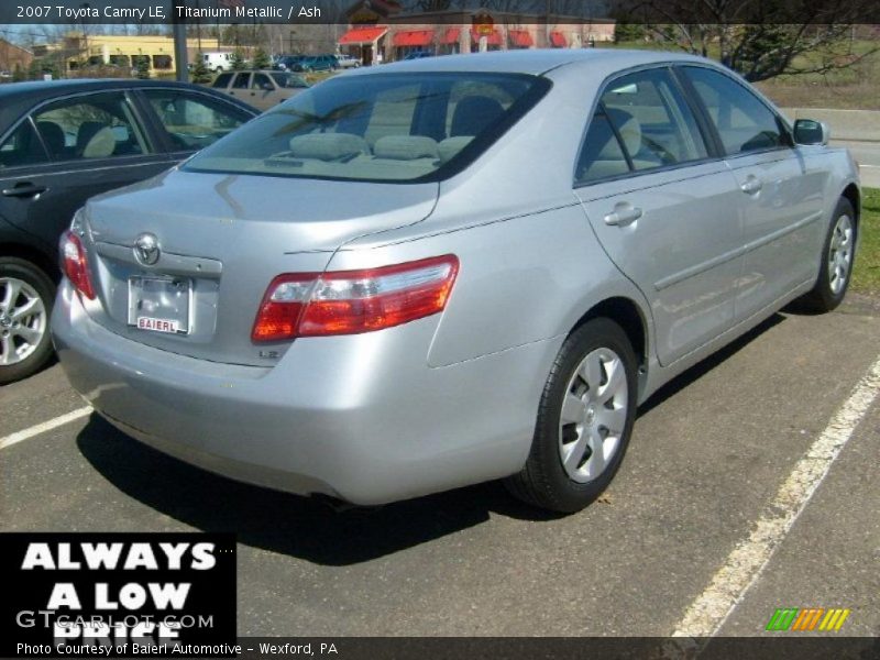 Titanium Metallic / Ash 2007 Toyota Camry LE