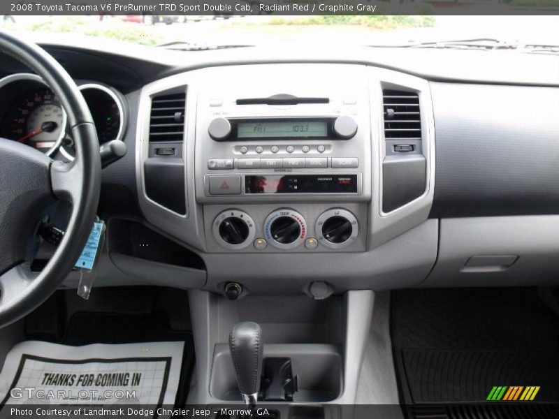 Radiant Red / Graphite Gray 2008 Toyota Tacoma V6 PreRunner TRD Sport Double Cab