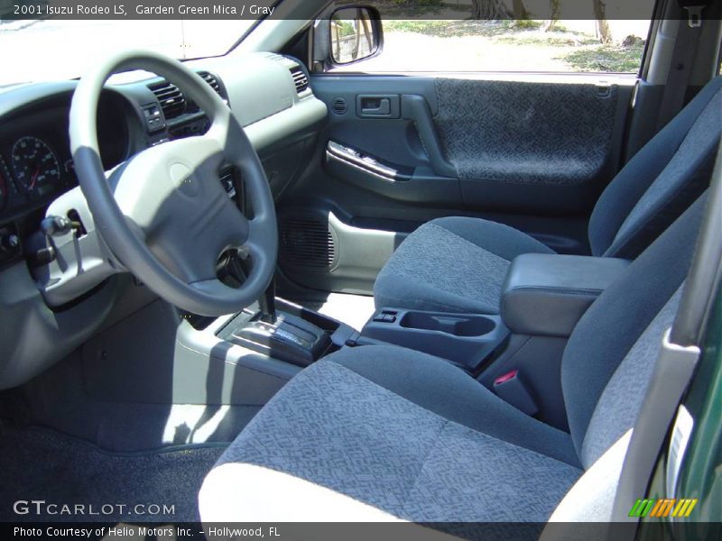 Garden Green Mica / Gray 2001 Isuzu Rodeo LS