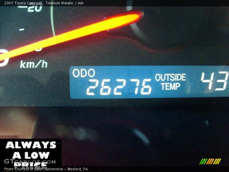 Titanium Metallic / Ash 2007 Toyota Camry LE