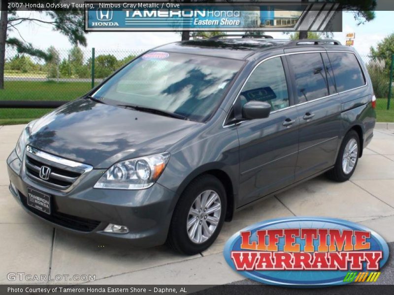 Nimbus Gray Metallic / Olive 2007 Honda Odyssey Touring